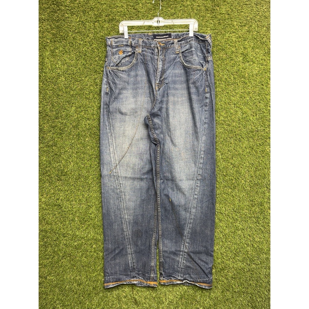 Rocawear Baggy Jeans Mens 38 Southpole Wide Leg JNCO 90s Grunge Streetwear y2k